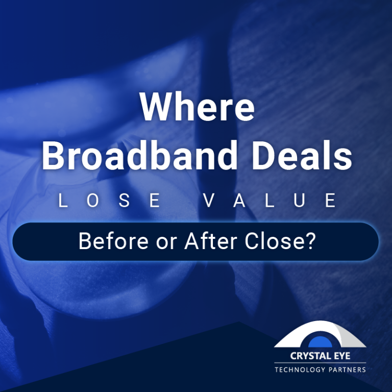Where Broadband Deals Lose Value After Close