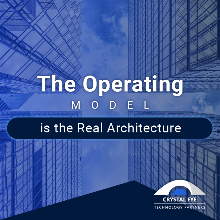 The Operating Model Is the Real Architecture